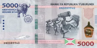 Burundi 5.000 Francs, 2022