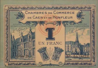 French notgeld 1 Franc, 1918 image