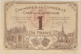 French notgeld 1 Franc, 1920 image