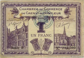 French notgeld 1 Franc, 1920 image