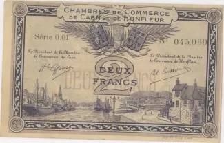 French notgeld 2 Francs, 1920 image