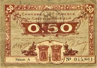 French notgeld 50 Centimes, 1920 image