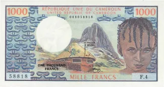 Cameroon 1.000 Francs, 1983 image