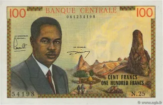 Cameroon 100 Francs, 1962 image