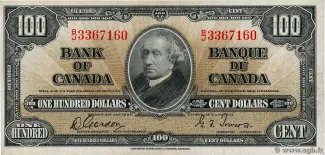 Canada 100 Dollars, 1937