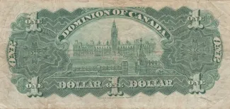 Canada 1 Dollar, 1911 reverse