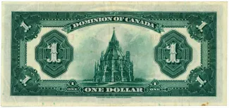 Canada 1 Dollar, 1923 reverse