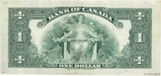 Canada 1 Dollar, 1935 reverse