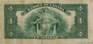Canada 1 Dollar, 1935 reverse