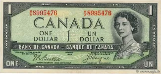 Canada 1 Dollar, 1954