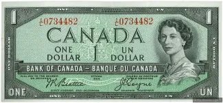 Canada 1 Dollar, 1954