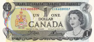 Canada 1 Dollar, 1973