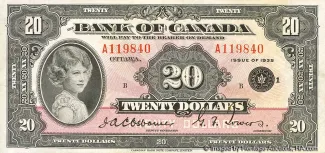 Canada 20 Dollars, 1935