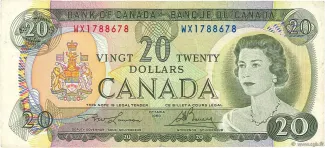 Canada 20 Dollars, 1969