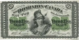Canada 25 Cents, 1870