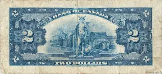Canada 2 Dollars, 1935 reverse