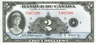 Canada 2 Dollars, 1935