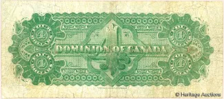 Canada 4 Dollars, 1882 reverse