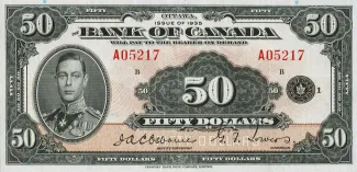 Canada 50 Dollars, 1935