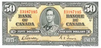 Canada 50 Dollars, 1937