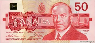 Canada 50 Dollars, 1988