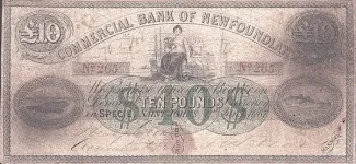 Canadian provinces 10 Pounds, 1867 image
