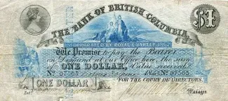Canadian provinces 1 Dollar, 1863 image