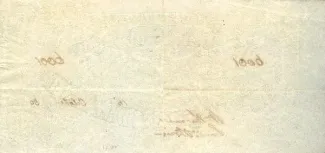 Canadian provinces 1 Pound, 1850 reverse