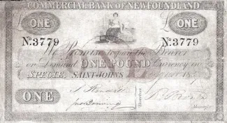 Canadian provinces 1 Pound, 1858 image