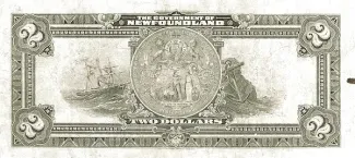Canadian provinces 2 Dollars, 1920 reverse