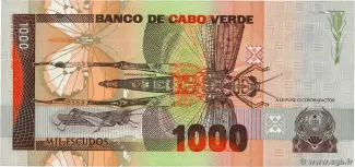 Cape Verde 1.000 Escudos, 1989 reverse