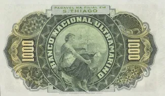 Cape Verde 1.000 Réis, 1909 reverse