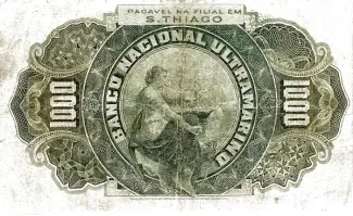 Cape Verde 1.000 Réis, 1922 reverse
