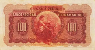 Cape Verde 100 Escudos, 1945 reverse