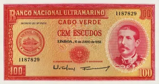 Cape Verde 100 Escudos, 1958 image