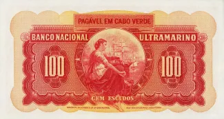 Cape Verde 100 Escudos, 1958 reverse