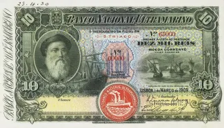 Cape Verde 10 000, 1909