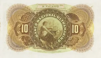 Cape Verde 10 000, 1909 reverse