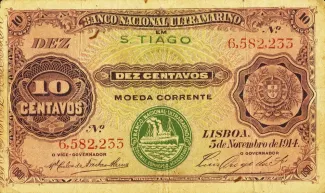 Cape Verde 10 Centavos, 1914 image