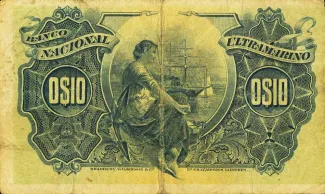Cape Verde 10 Centavos, 1914 reverse