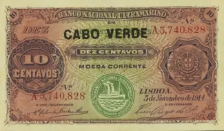 Cape Verde 10 Centavos, 1921 image