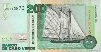 Cape Verde 200 Escudos, 1992 image