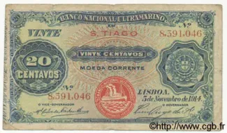 Cape Verde 20 Centavos, 1914 image