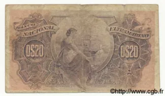 Cape Verde 20 Centavos, 1914 reverse