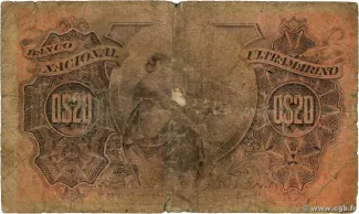 Cape Verde 20 Centavos, 1921 reverse