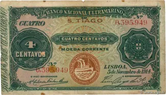 Cape Verde 4 Centavos, 1914 image