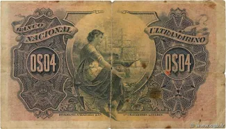 Cape Verde 4 Centavos, 1914 reverse