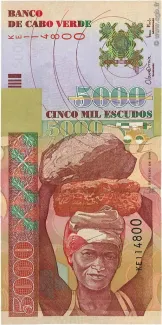 Cape Verde 5.000 Escudos, 2000 image