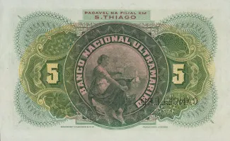 Cape Verde 5.000 Réis, 1909 reverse