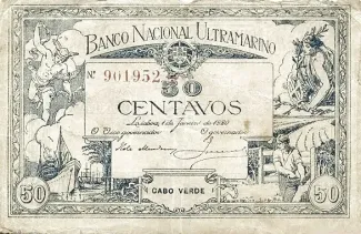 Cape Verde 50 Centavos, 1920 image